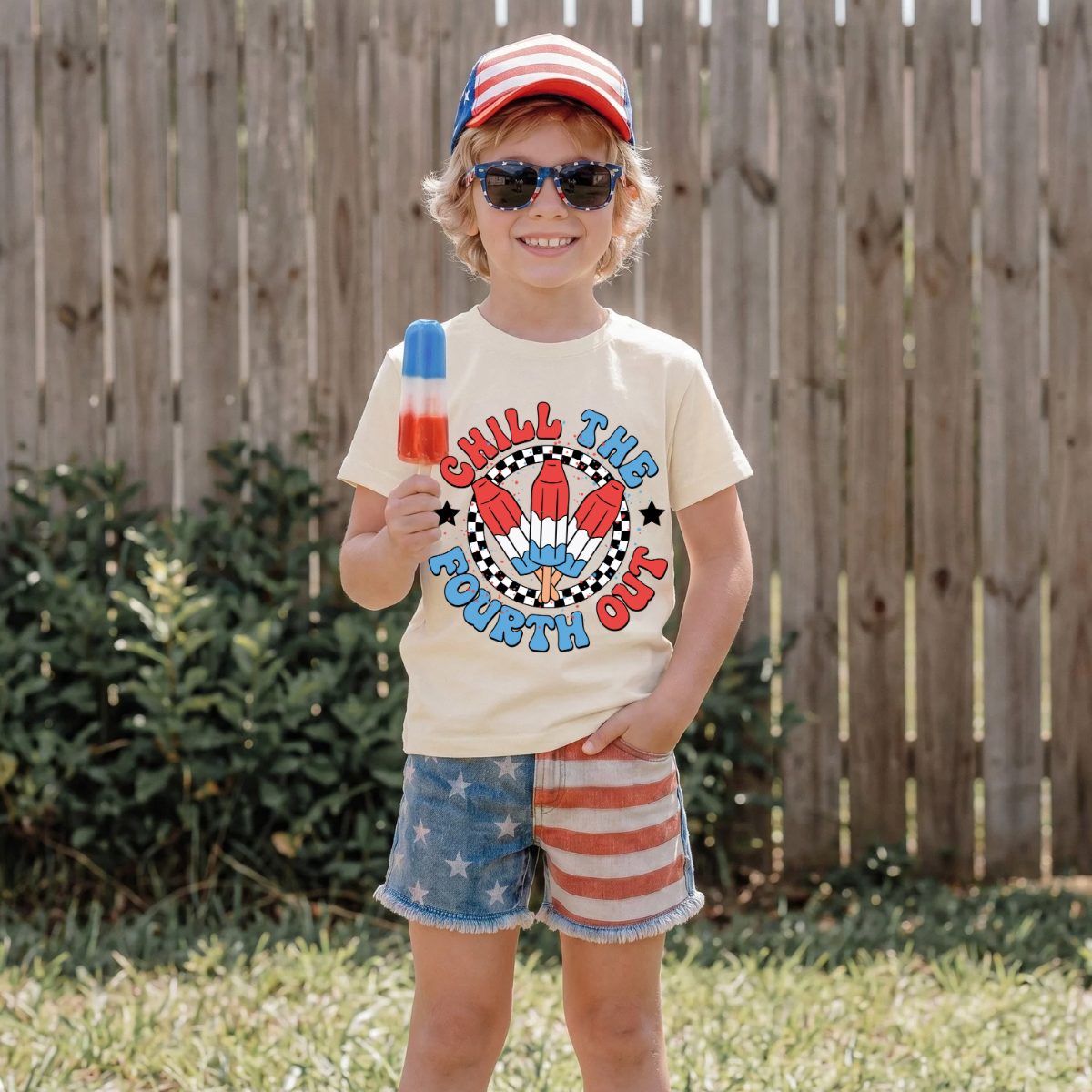 Chill The Fourth Out Ice Cream DTF Print