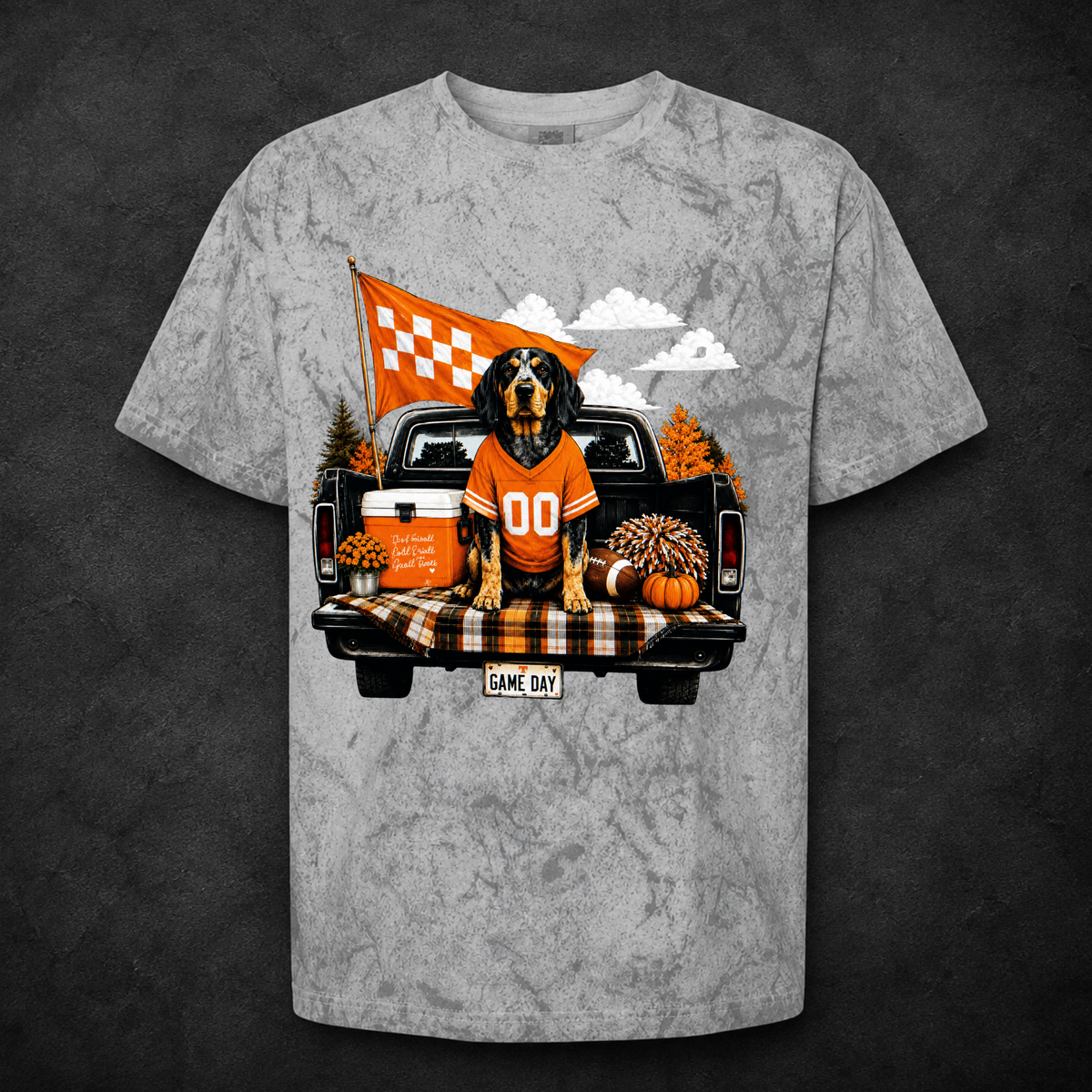 Tennessee Vol Football Truck DTF Print