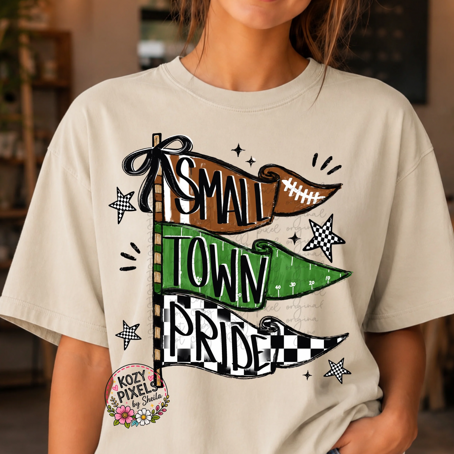 Small Town Pride DTF Print