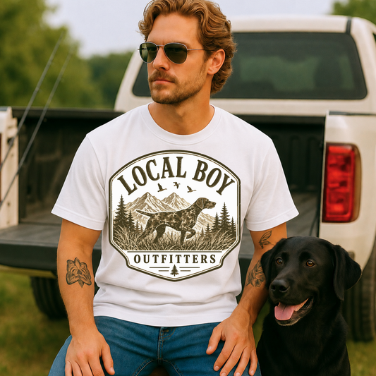 Local Boy Dog DTF Print