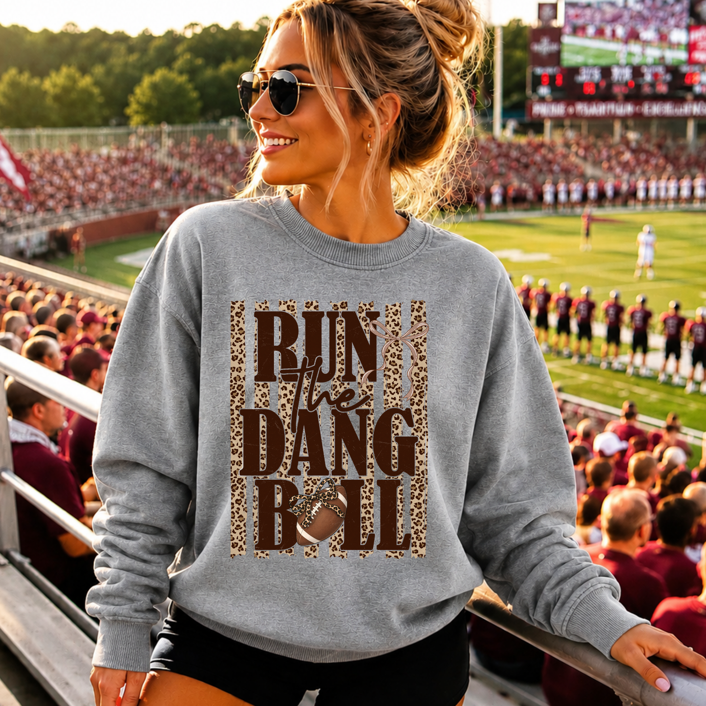 Cheetah Run The Dang Ball DTF Print