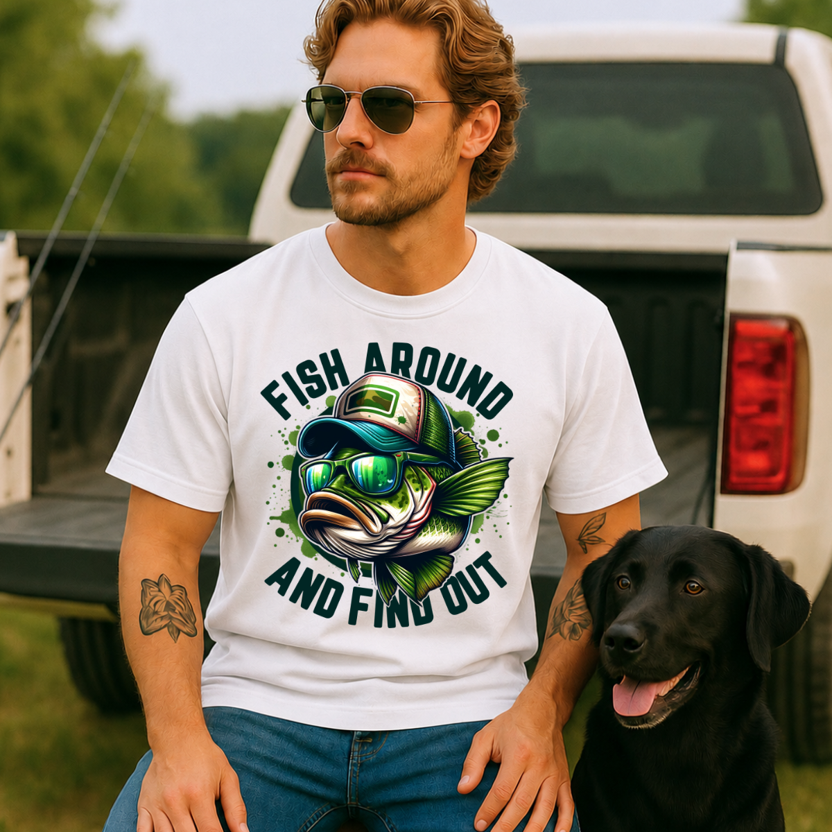 Fish Around And Find Out DTF Print