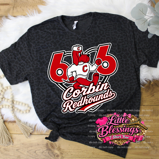 606 Corbin Redhounds DTF Print