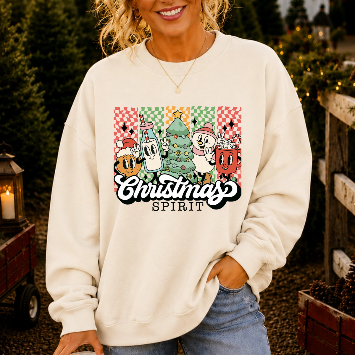 Nurse Christmas Spirit DTF Print