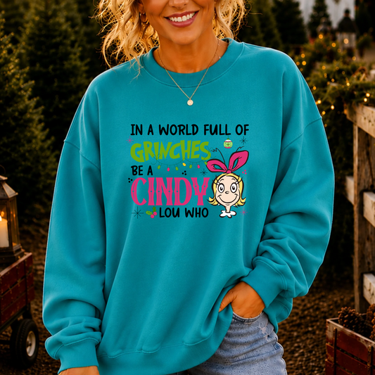 In A World A G-Man Be A Cindy DTF Print
