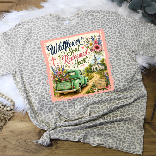 Wildflower Soul, Redeemed Heart DTF Print