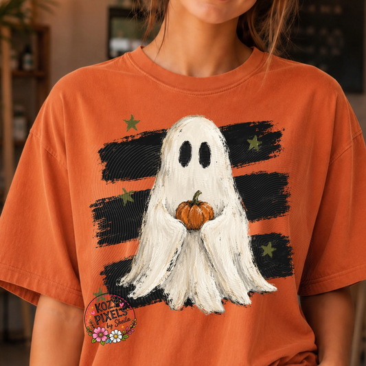 Ghost Holding Ghost DTF Print