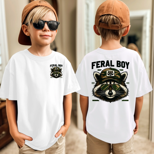 Feral Boy DTF Print