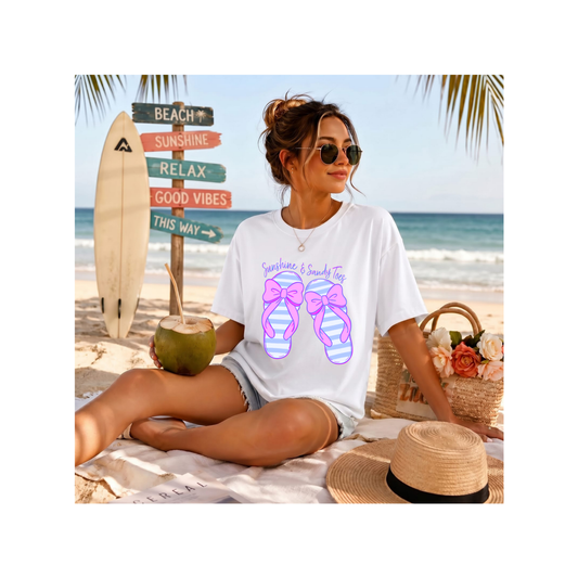 Sunshine & Sandy Toes DTF Print