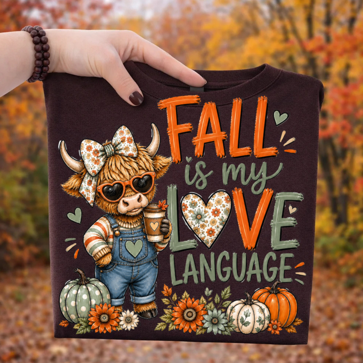 Fall Is My Love Language DTF Print