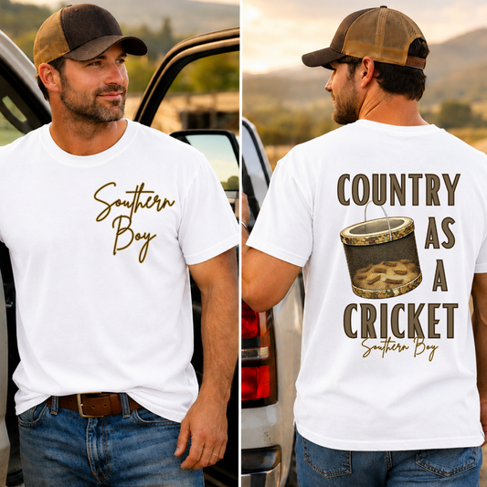 Country As A Cricket DTF Print