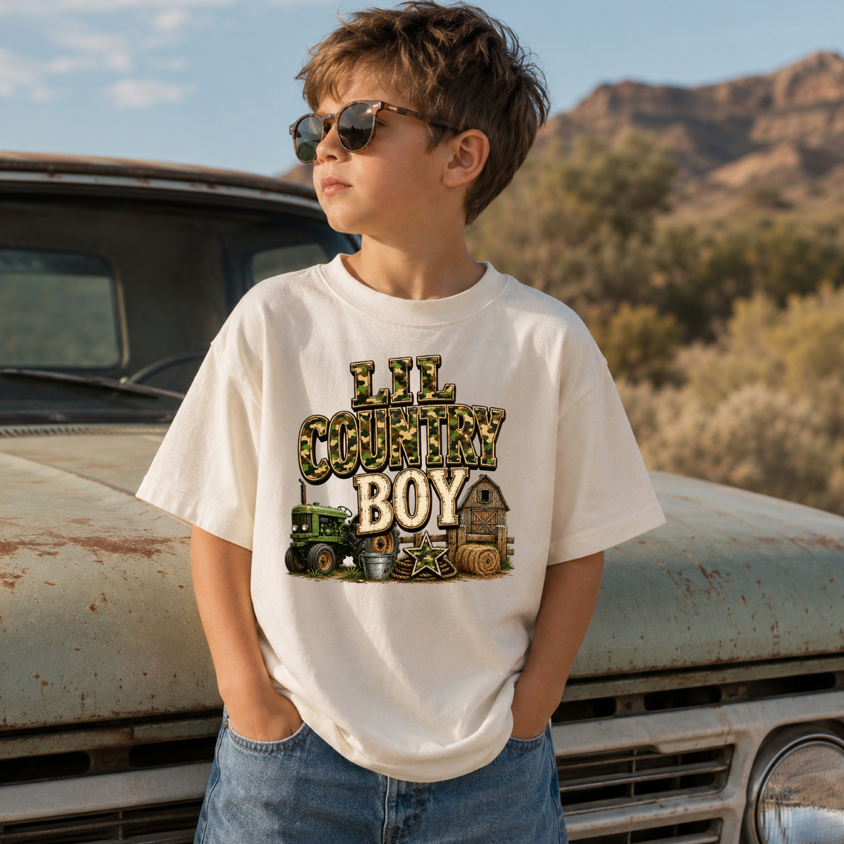 Lil Country Boy DTF Print