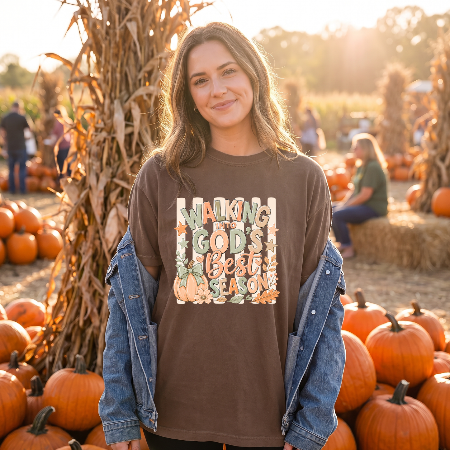 Walking Into God's Best Season DTF Print