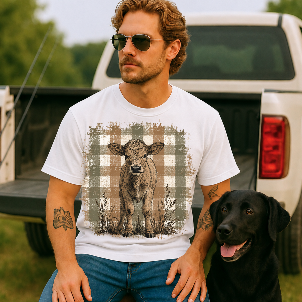 Calf DTF Print
