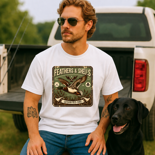 Feathers & Shells DTF Print