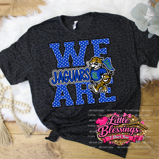 North Laurel We Are Jaguars DTF Print