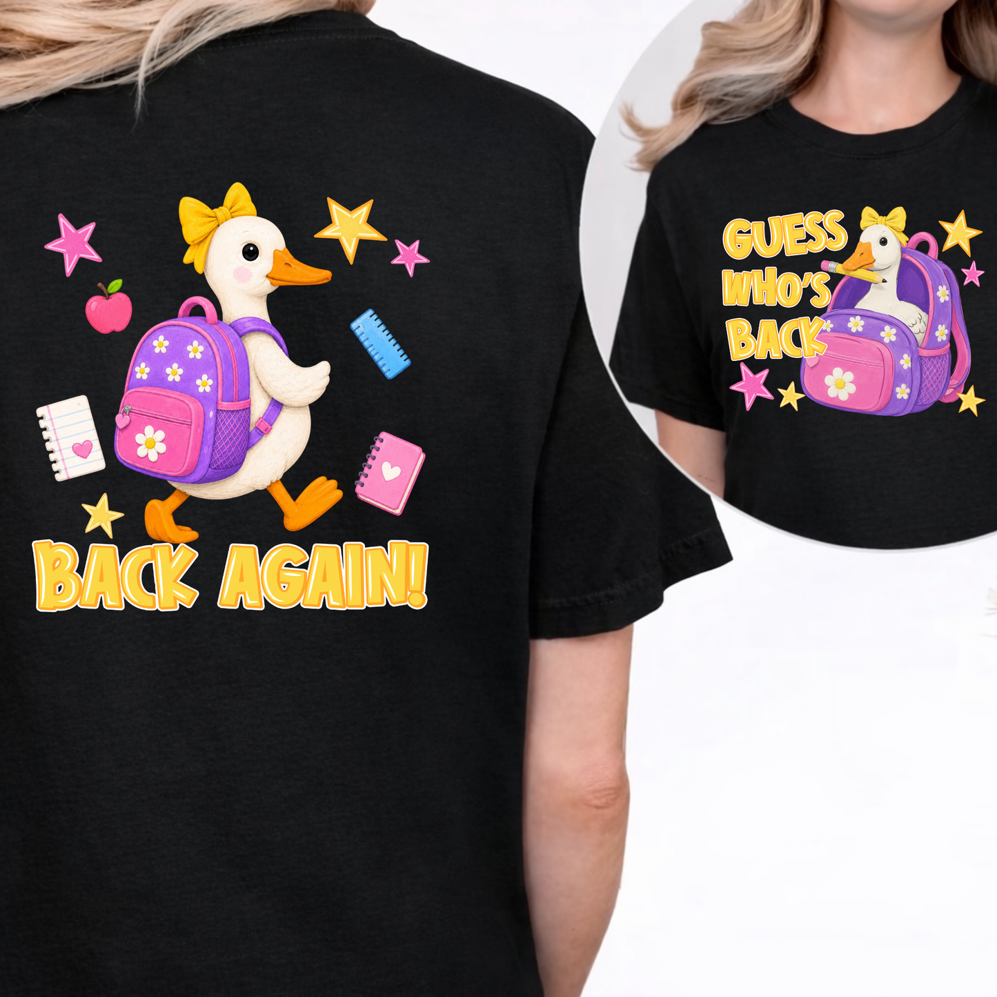 Guess Who's Back, Back Again Goose DTF Print