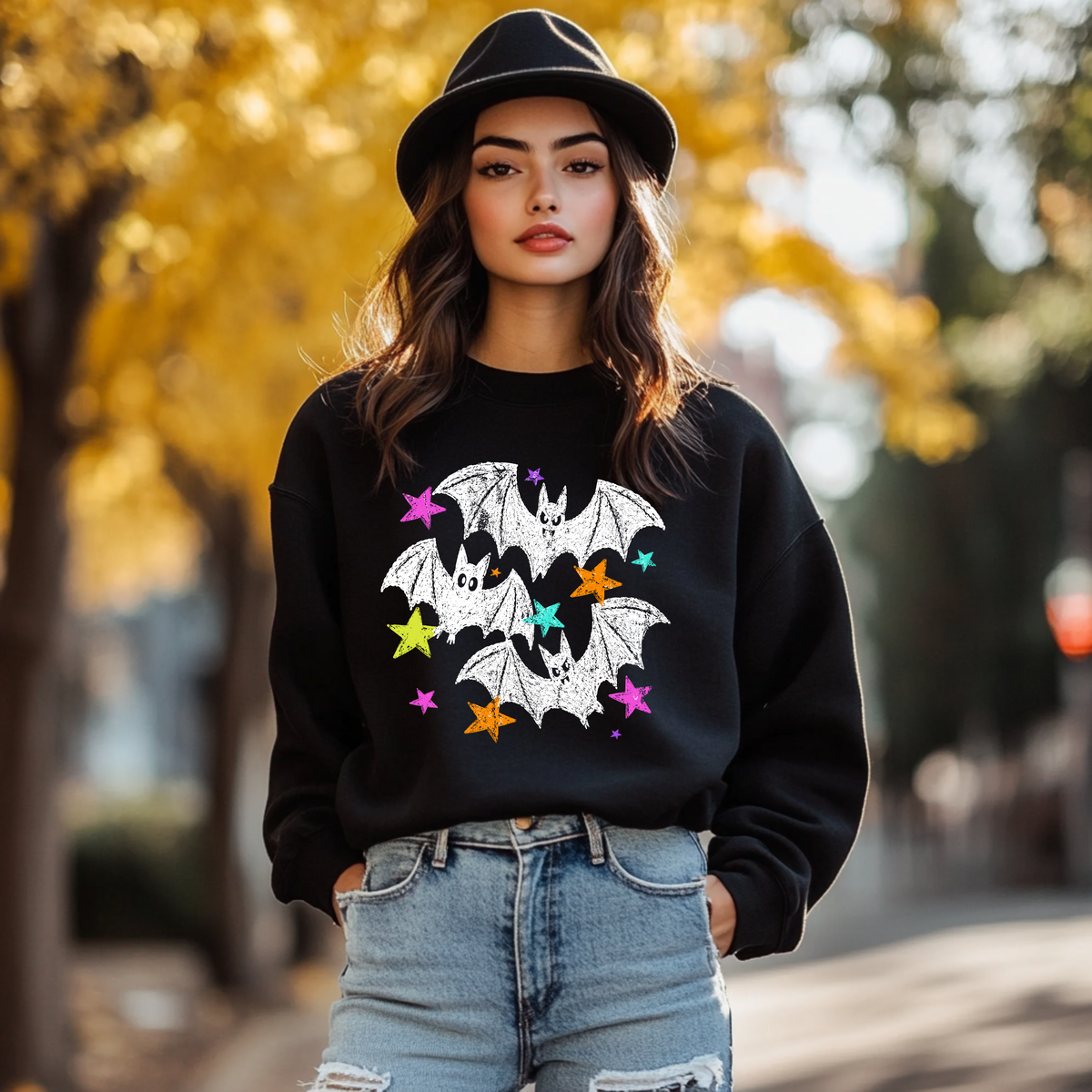 Preppy Bats DTF Print