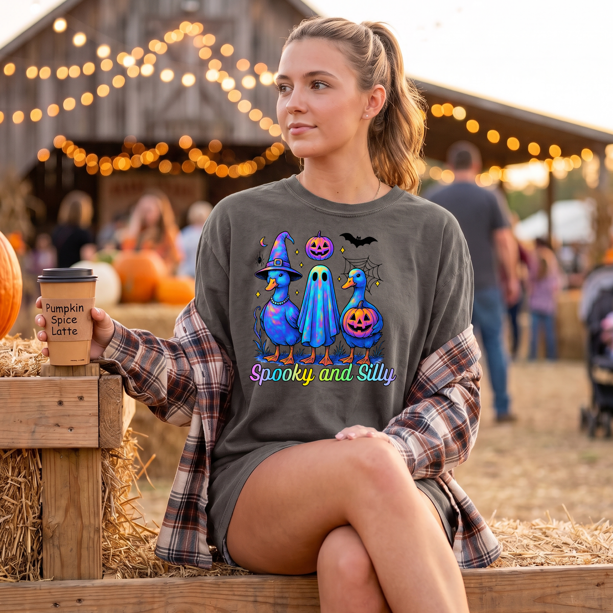 Spooky And Silly Goose DTF Print