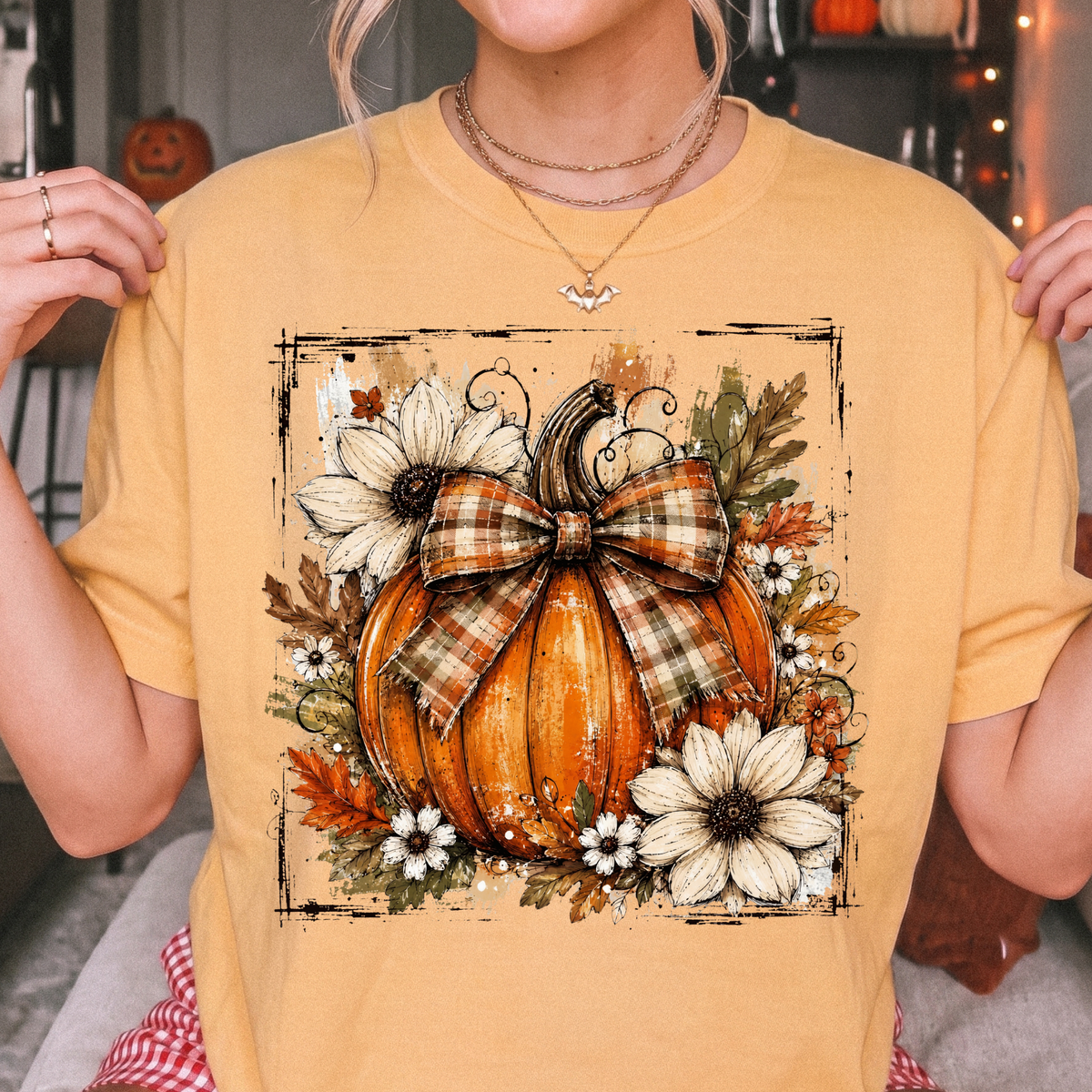 Fall Pumpkin DTF Print