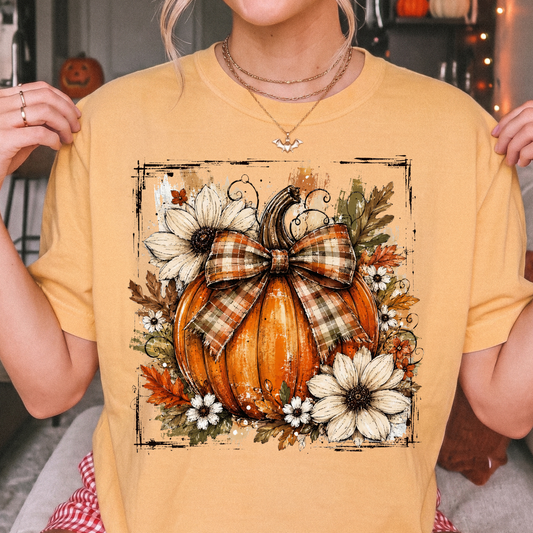 Fall Pumpkin DTF Print