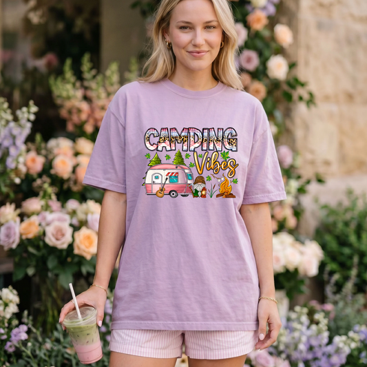 Camping Vibes DTF Print