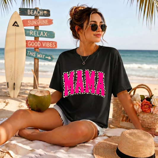 Pink Mama Cheetah DTF Print