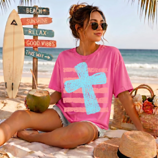 Summer Cross DTF Print
