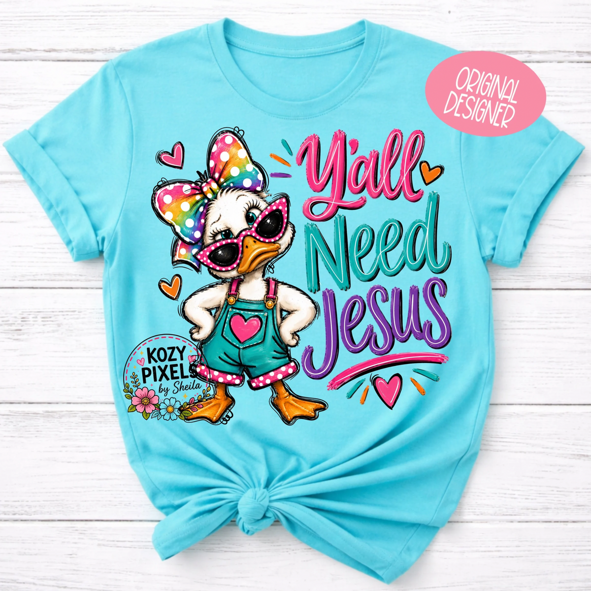 Y'all Need Jesus Goose DTF Print