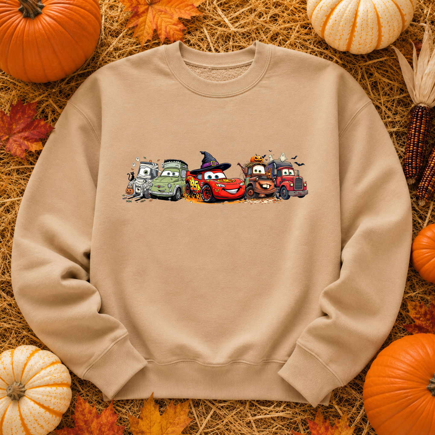 Halloween Car DTF Print