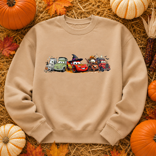 Halloween Car DTF Print