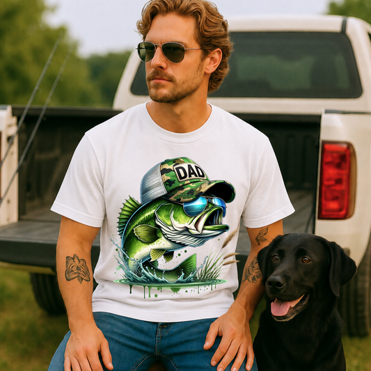 Dad Fish DTF Print