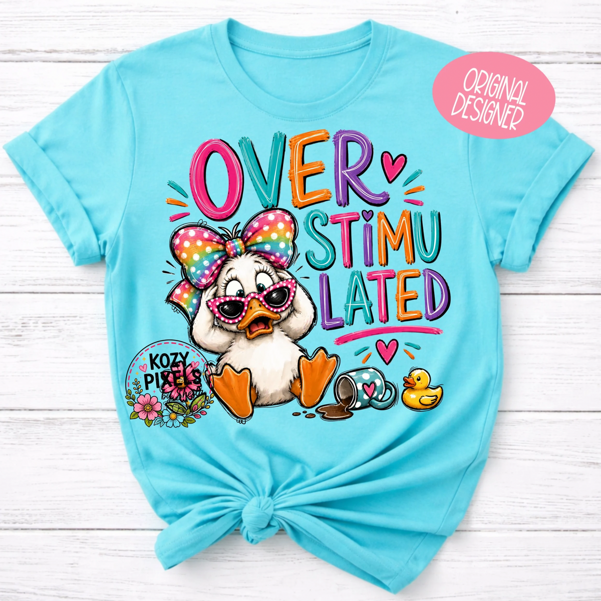 Over Stimulated Goose DTF Print