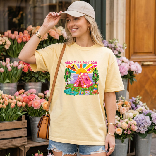 Wild Mind Soft Soul DTF Print