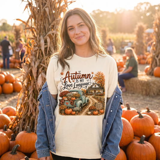 Autumn Is My Love Language  DTF Print