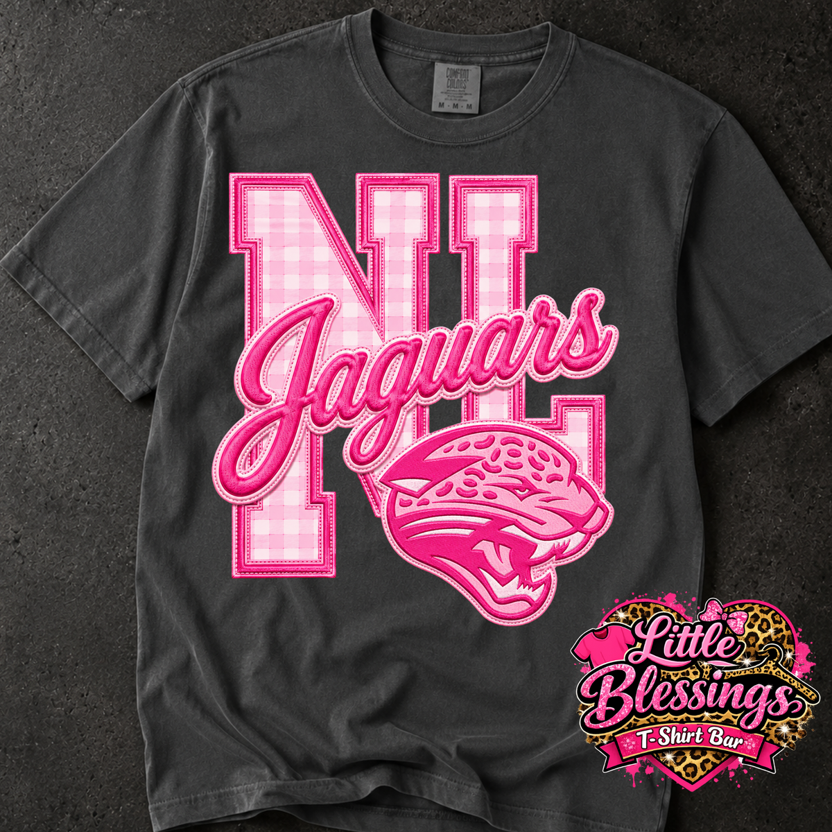 Pink NL Jaguars DTF Print