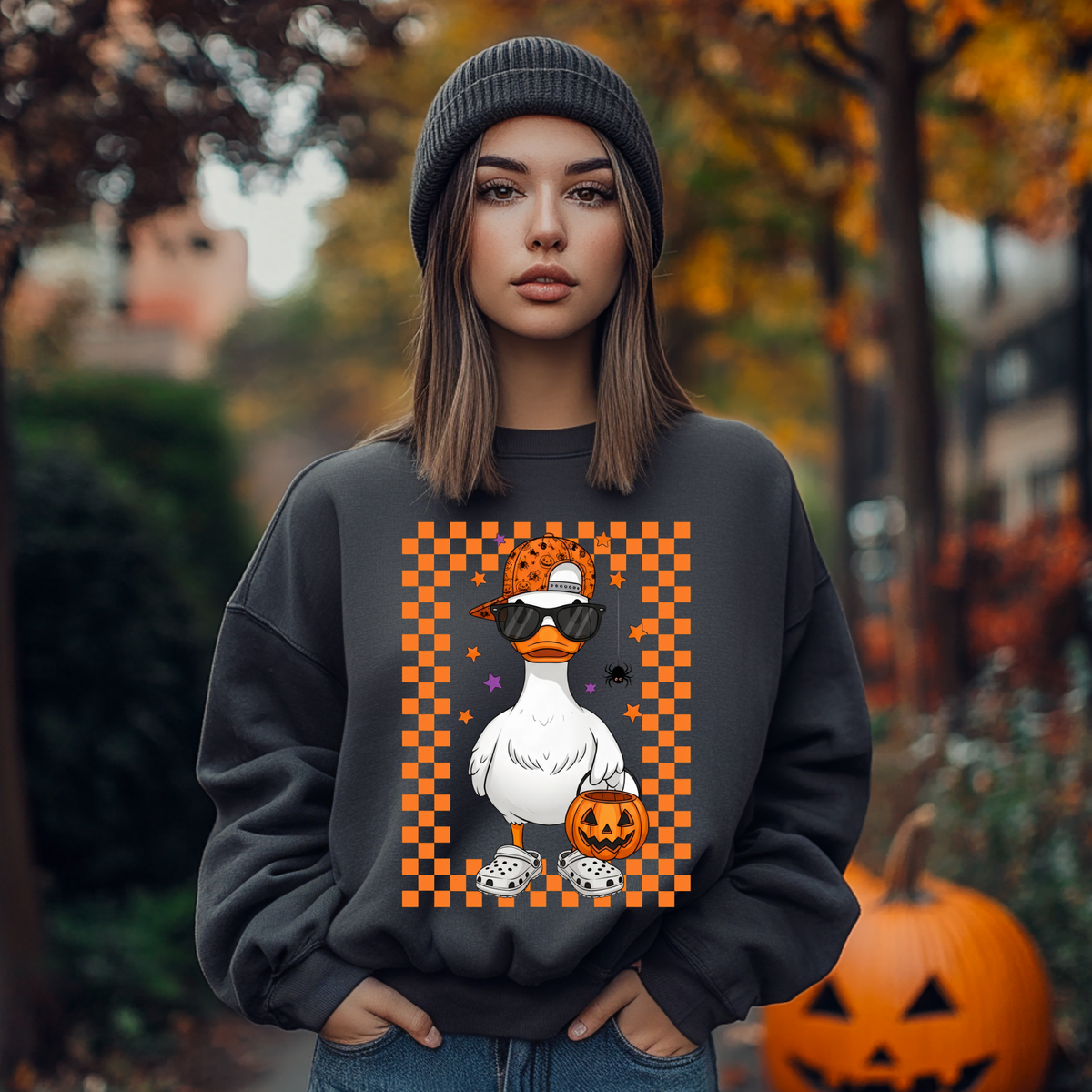 Halloween Goose Boy DTF Print