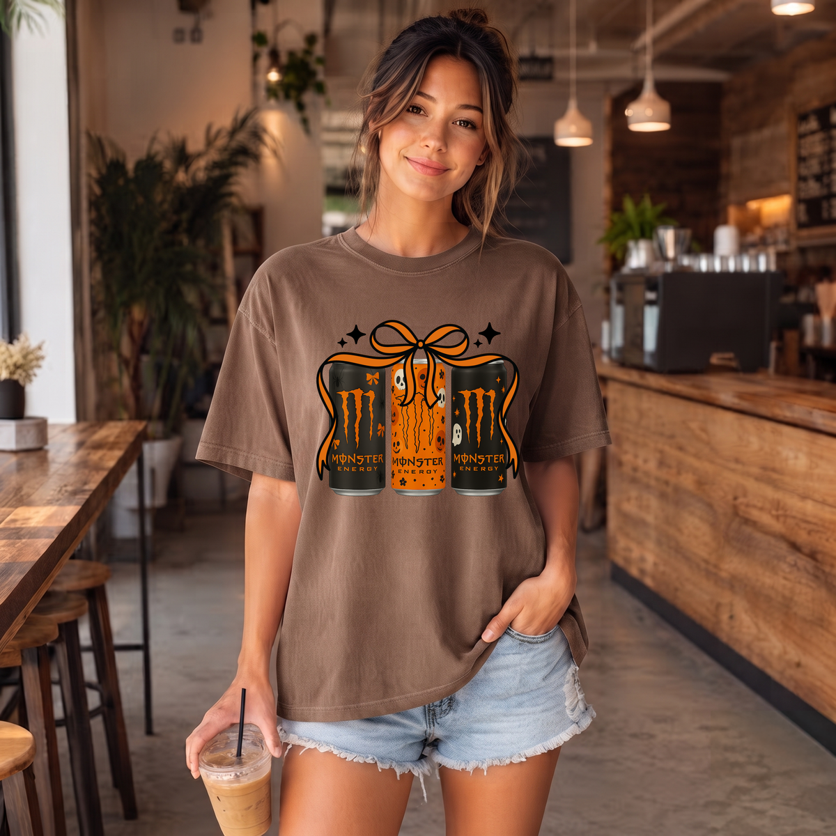 Halloween Monster Drink DTF Print