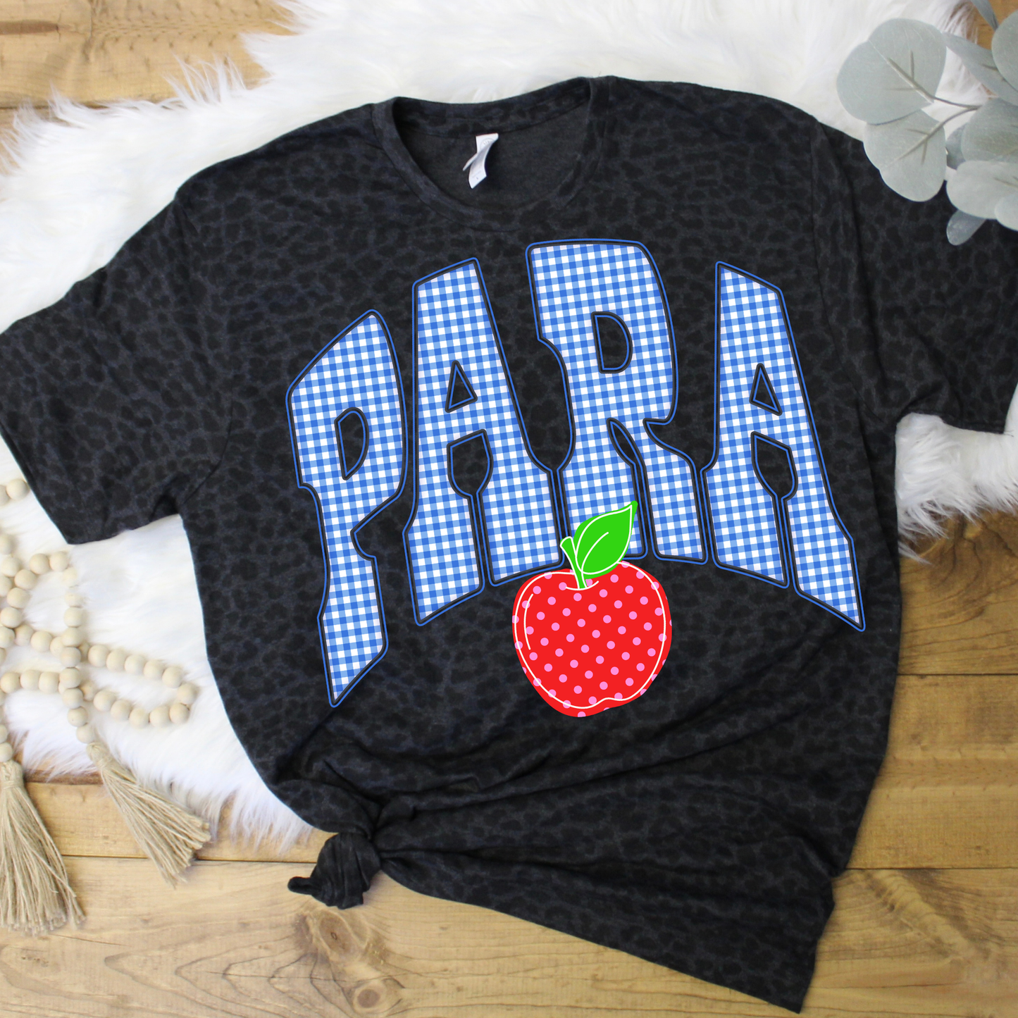 Blue Plaid Para DTF Print