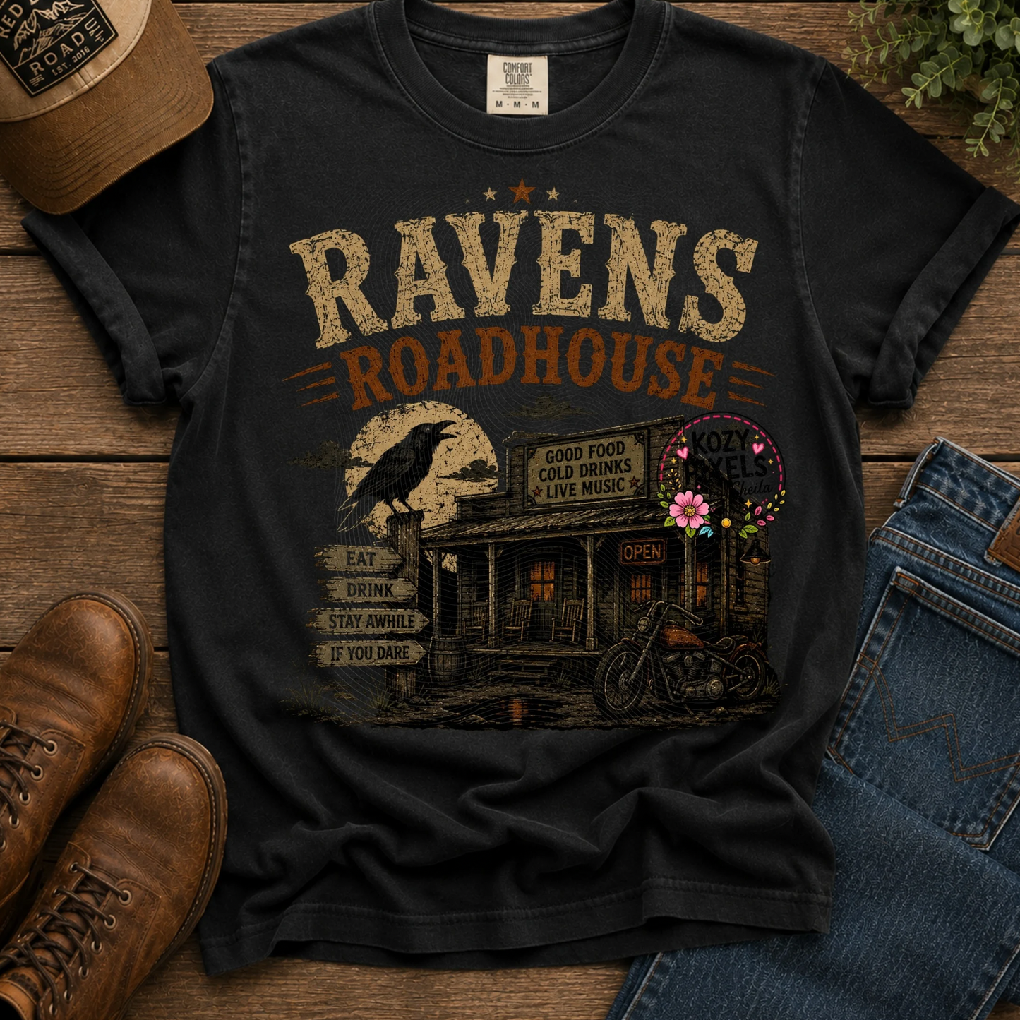 Ravens Roadhouse DTF Print