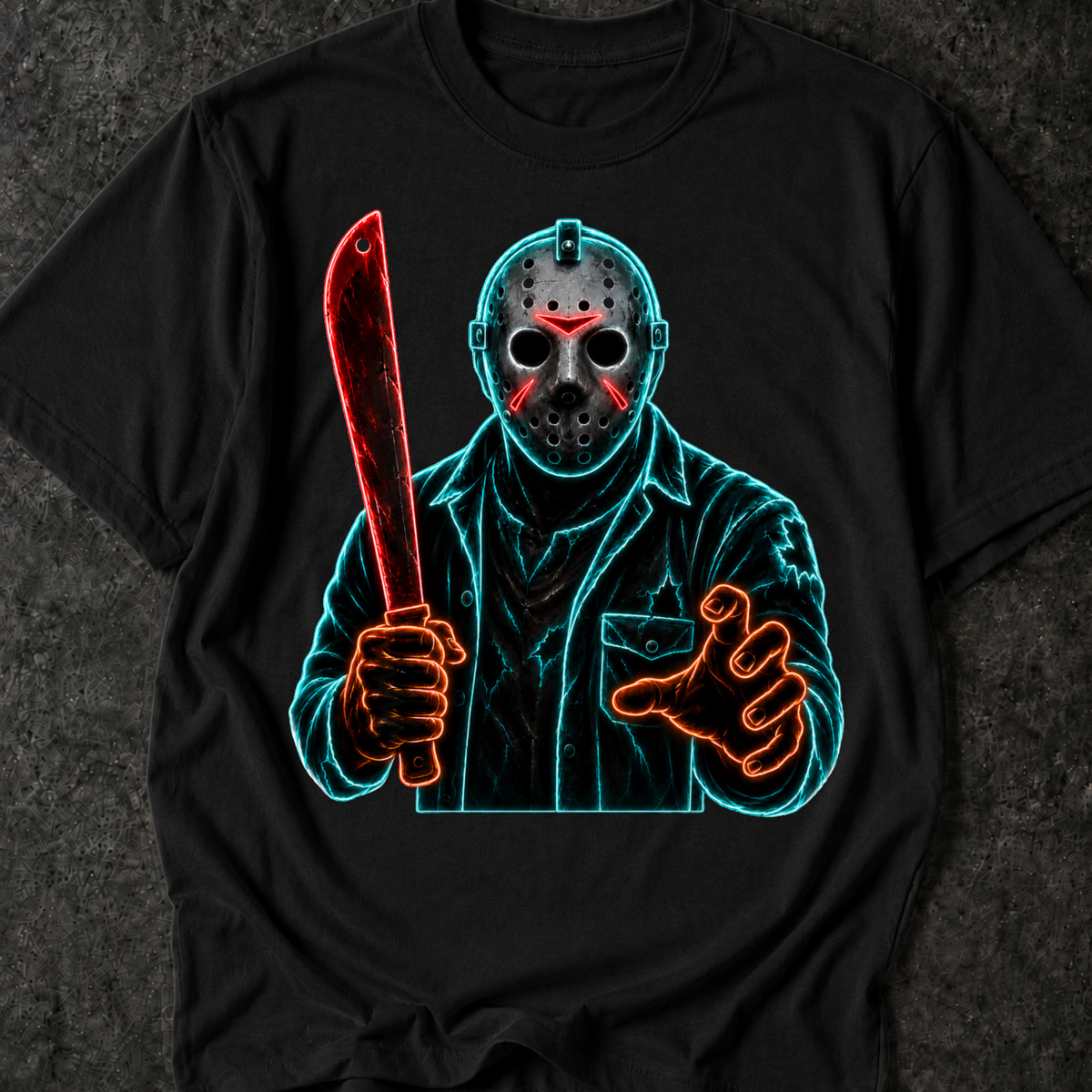 Neon Man DTF Print