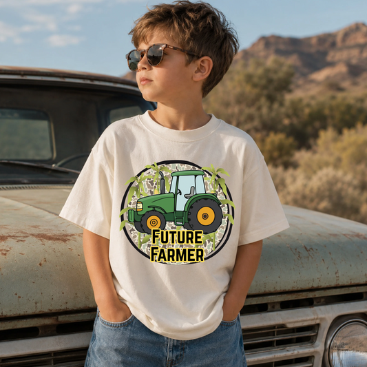 Raised On Dirt Roads & Tractor Rides DTF Print