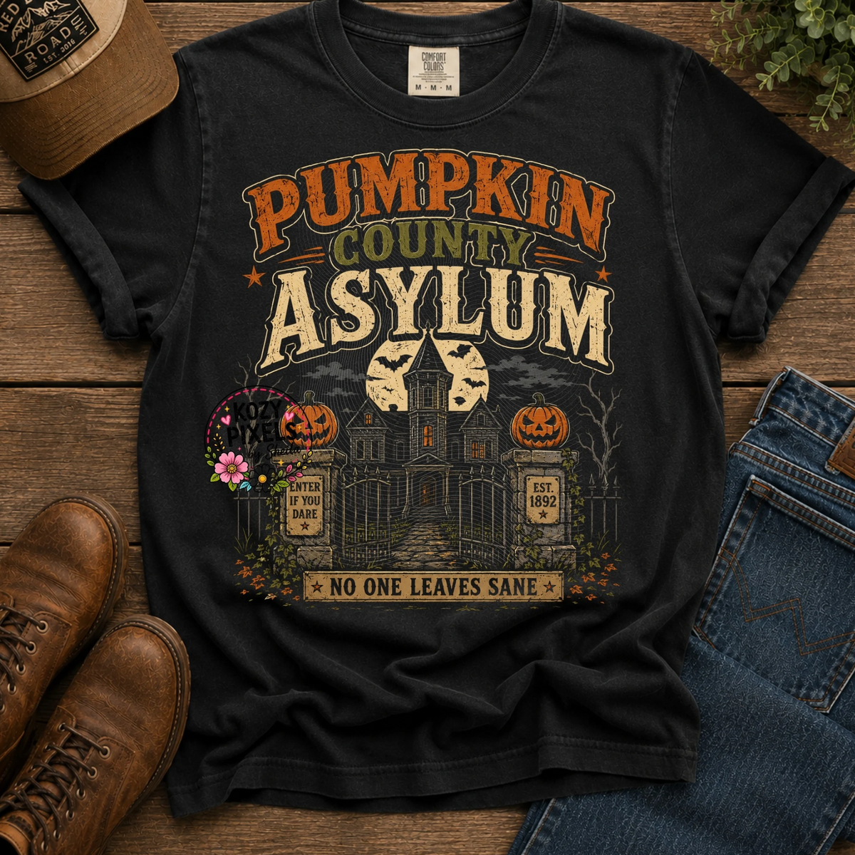 Pumpkin Country Asylum DTF Print