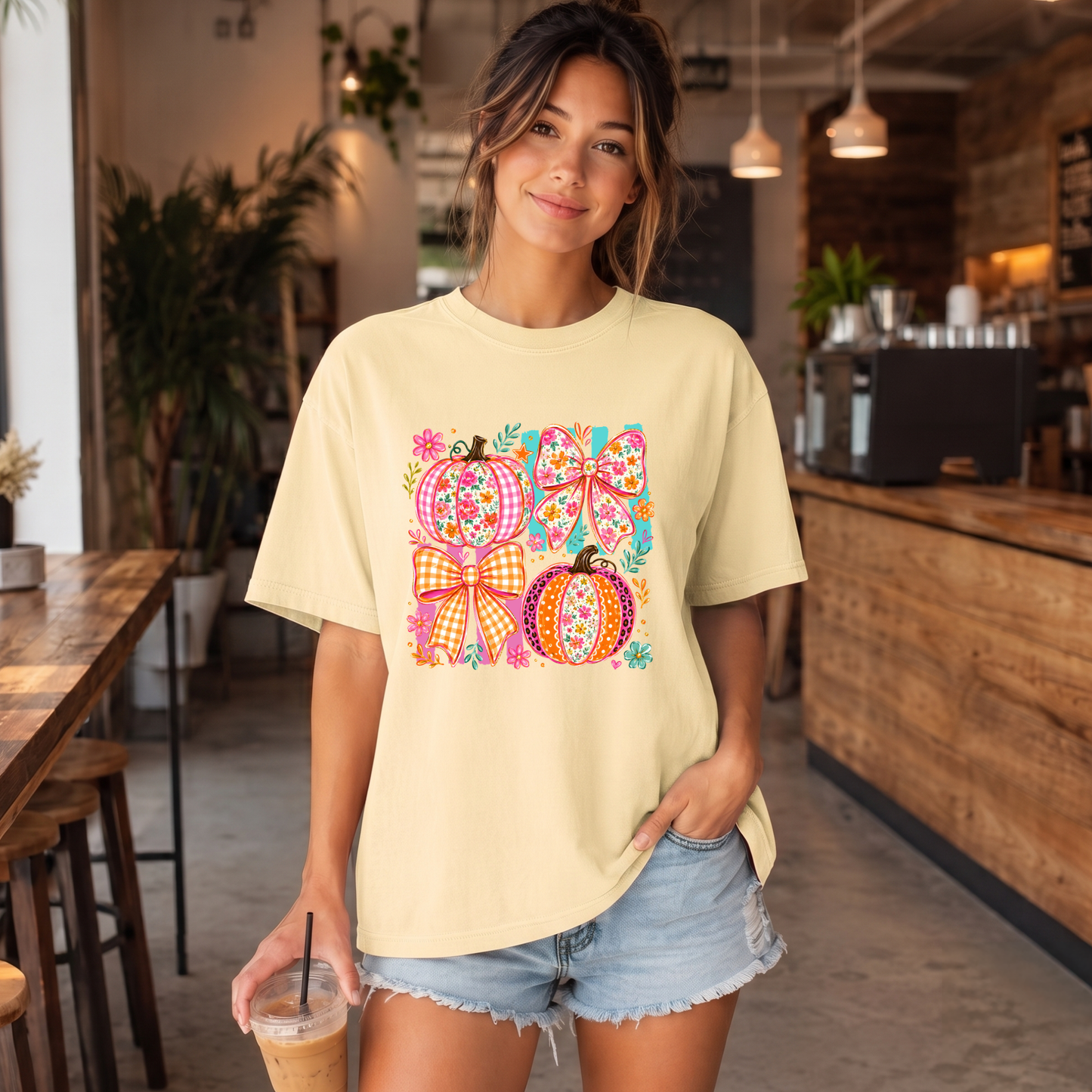 Colorful Fall Collage DTF Print