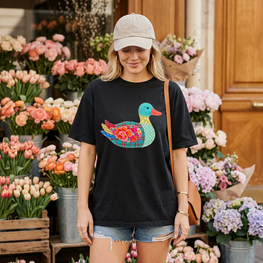 PatchWork Duck DTF Print