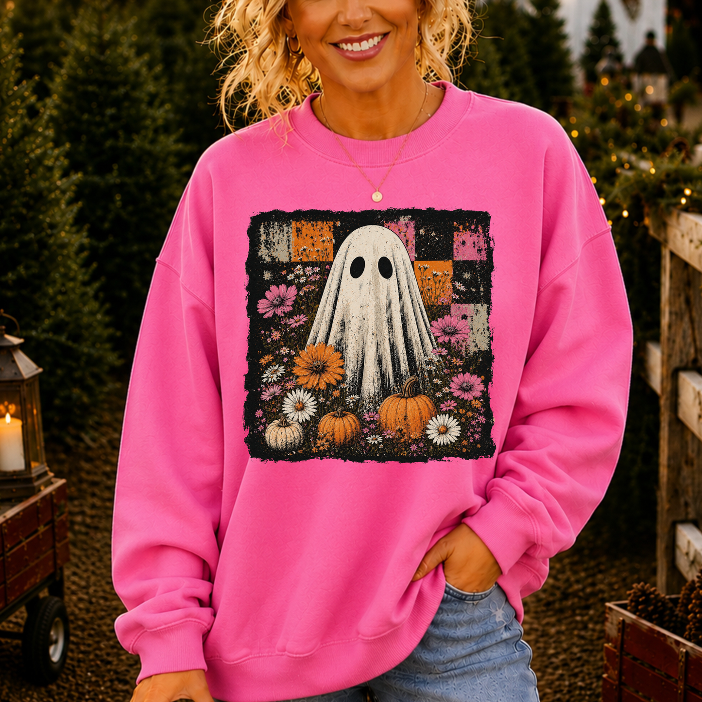 Preppy Ghost DTF Print
