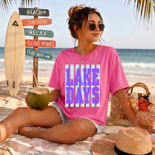 Lake Days DTF Print