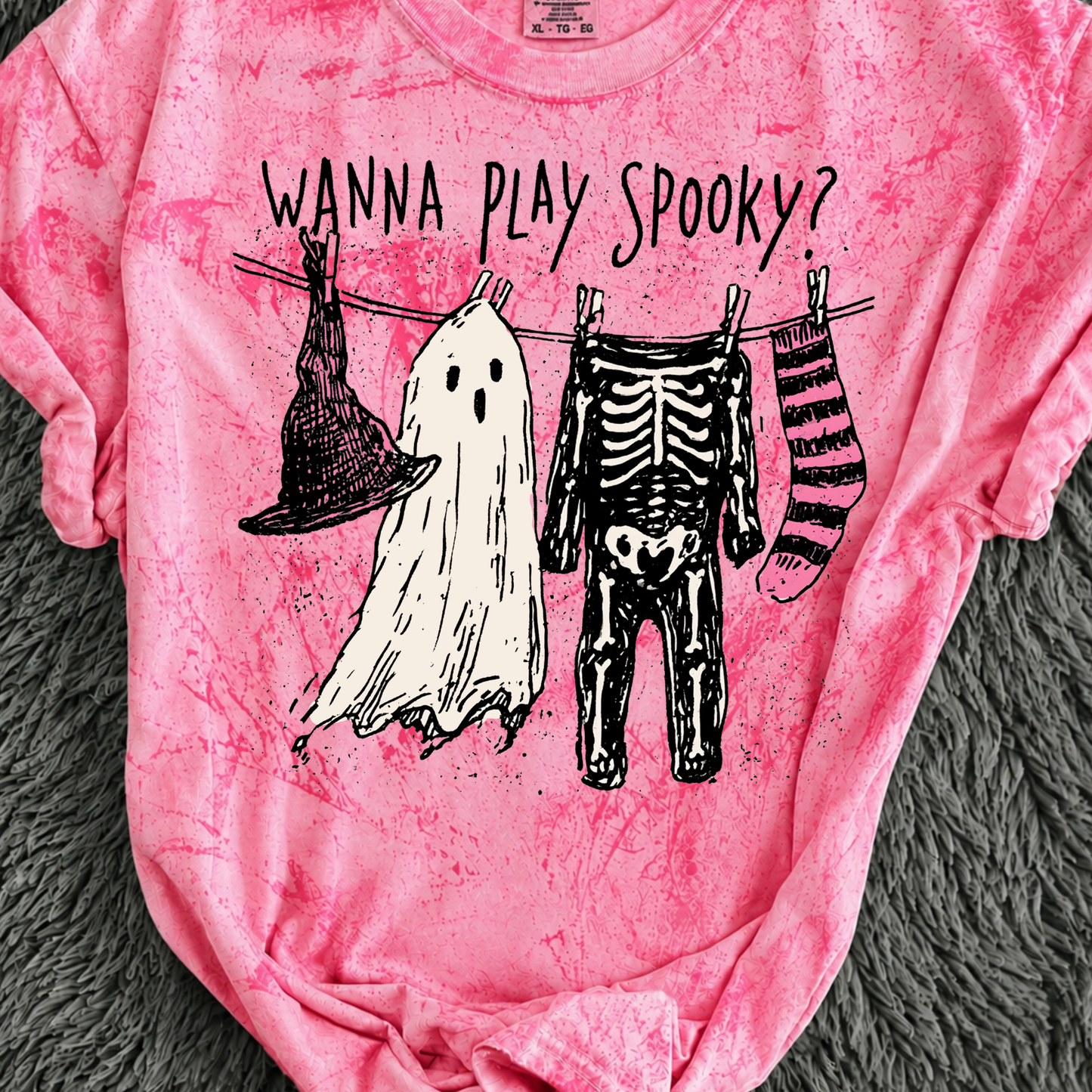 Wanna Play Spooky DTF Print