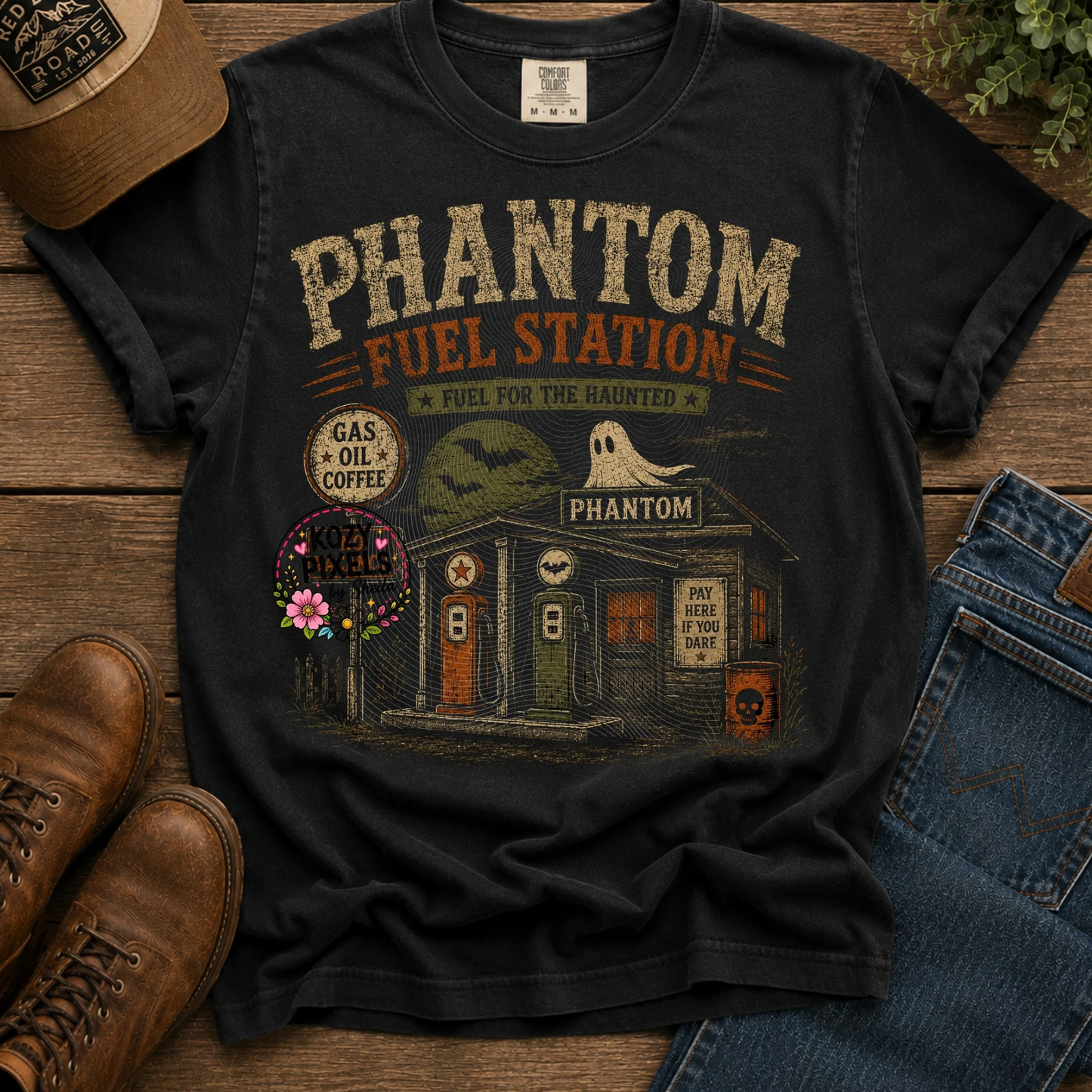 Phantom Fuel Station DTF Print