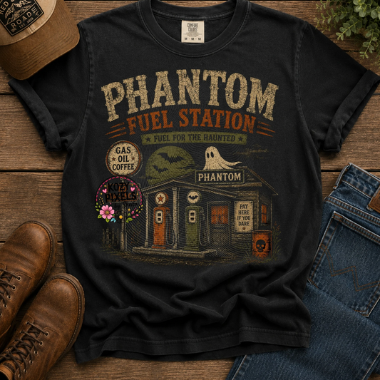 Phantom Fuel Station DTF Print